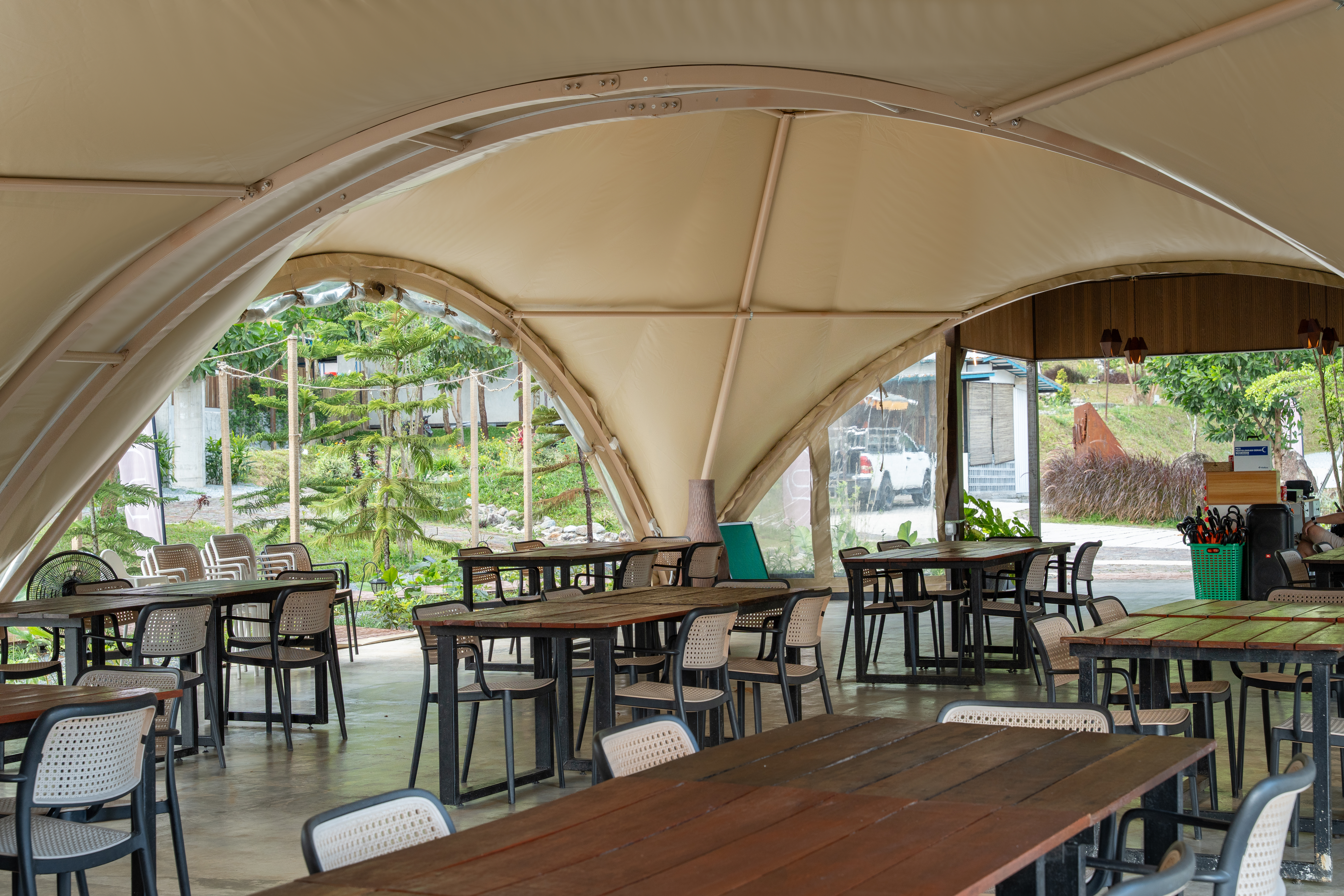 Cafe seating area