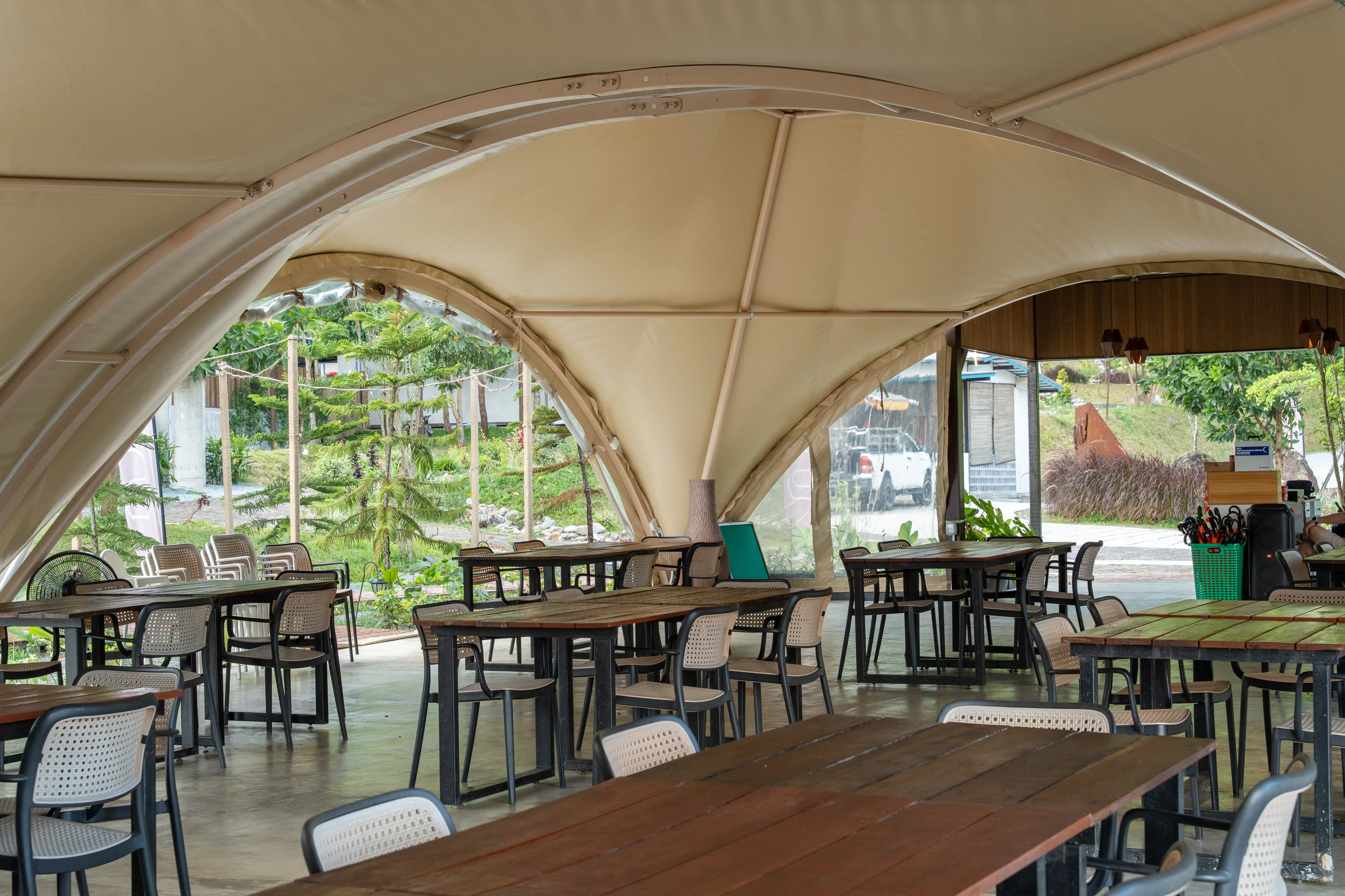 Cafe seating area
